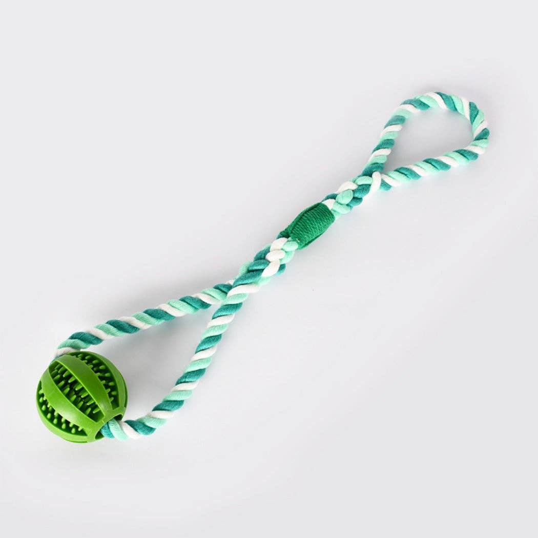 Ball Tug Toy: BLUGRN