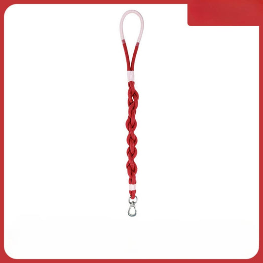 Braided Dog Leash 31in: Red