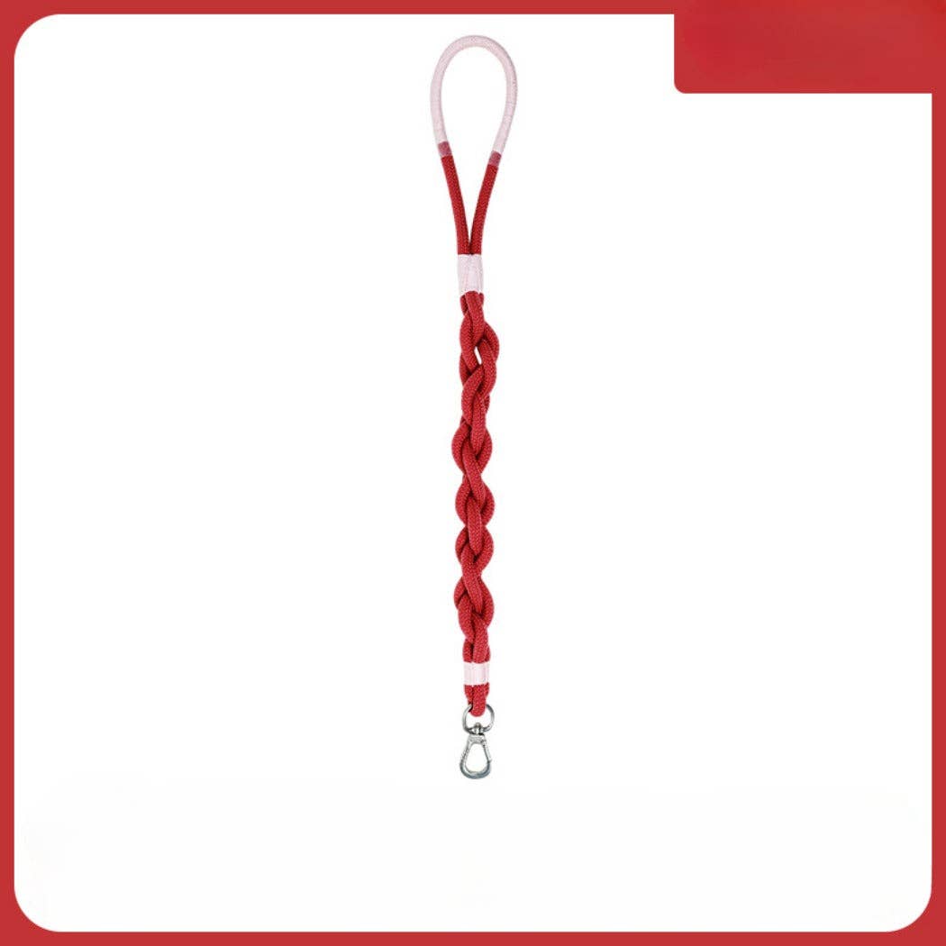 Braided Dog Leash 31in: Orange