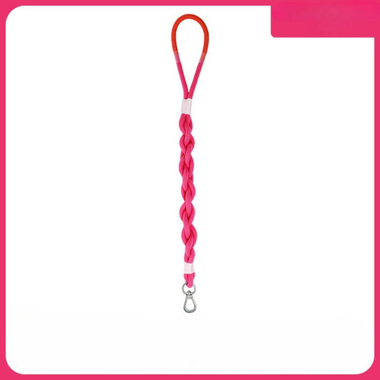 Braided Dog Leash 31in: Pink