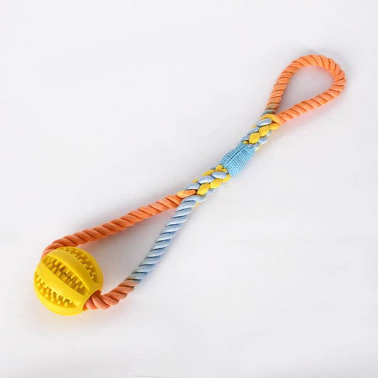 Ball Tug Toy: ORGBLUYEL