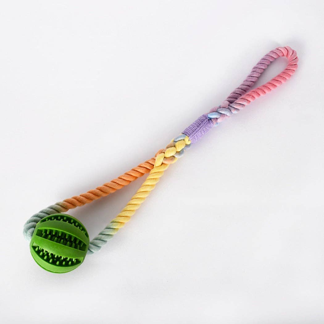 Ball Tug Toy: BLUGRN