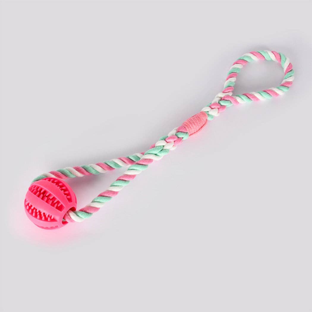 Ball Tug Toy: BLUGRN